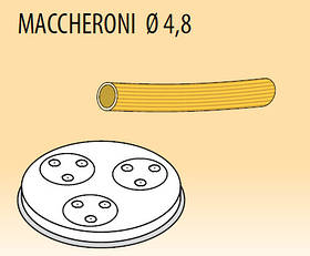 Насадка на прес Maccheroni d57 Ø 4,8 FIMAR (000004311)