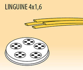 Насадка на прес Linguine d57 4x1,6 FIMAR (000007115)