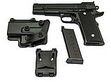 Дитячий металевий пістолет з кобурою Smith & Wesson SW1911 Galaxy G20 плюс, фото 2