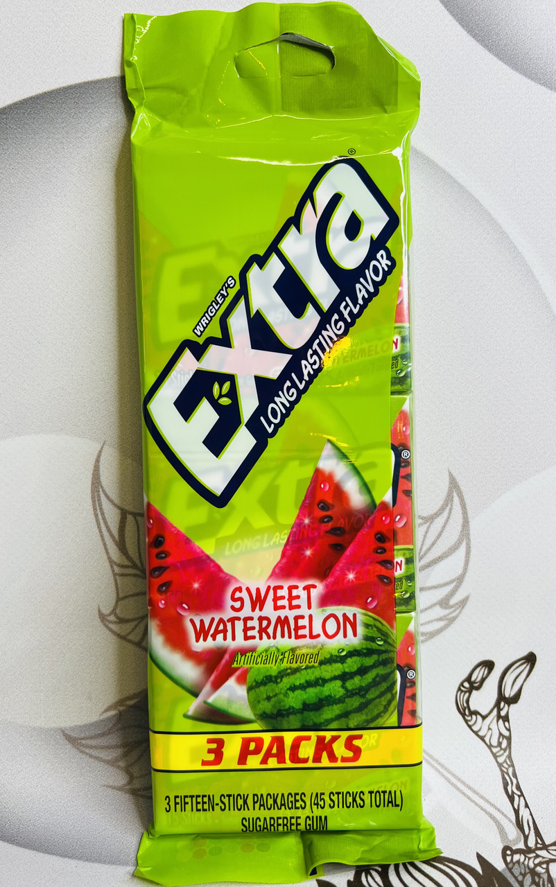 Жувальна гумка без цукру Extra Sweet Watermelon Кавун