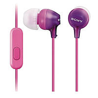 Sony Наушники MDR-EX15AP In-ear Mic Purple Baumar - Сделай Это
