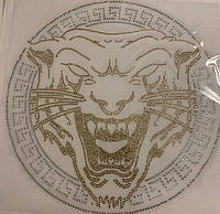 Термоналіпка versace зі страз аплікація/термо наклейка патчи декор одежды шанель тигр