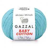 Пряжа Gazzal Baby Cotton / Газзал Бейби Коттон Цвет № 3451