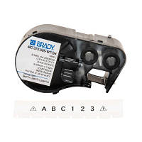 Стрічка для принтера етикеток Brady MC-375-595-WT-BK 9,53 мм х 7,62 м, black on white, vinyl (139923)