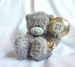 Іграшка м'яка Ведмедик Teddy, Happy Birthday 21, 14 см