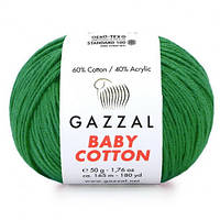 Пряжа Gazzal Baby Cotton / Газзал Бейби Коттон Цвет № 3456