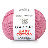 Пряжа Gazzal Baby Cotton / Газзал Бейби Коттон Цвет № 3468