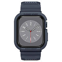 Spigen Чехол и ремешок 2в1 для Apple Watch 45mm/44mm Rugged Armor Pro, Charcoal Gray Baumar - Сделай Это