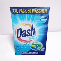 Капсули для прання Dash 3 в 1 Alpen Frische для всіх типів тканин, 60 шт. Німеччина