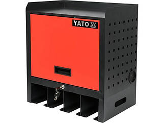 Шафа для електроінструменту YATO 480x 430x 280 мм, 4 гнізда, 2 ключі, металевий