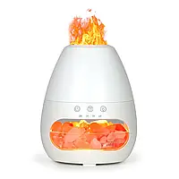 Соляная лампа Firestone с ультразвуковым увлажнителем воздуха и ночником с эффектом пламени