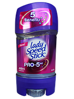 Антиперспирант-дезодорант женский Lady Speed Stick Benefit Pro 5 in 1 гелевый 65 мл