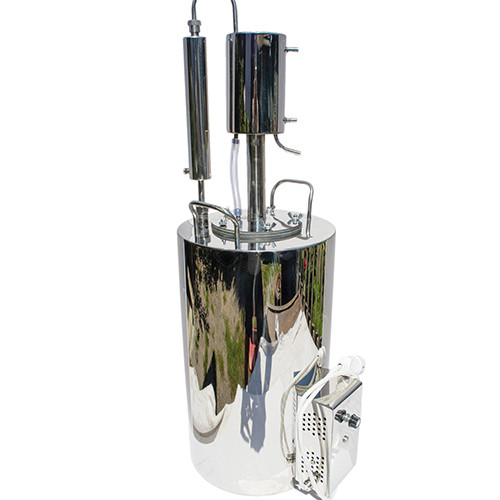 Апарат подвійної перегонки Кошовий - 33 літри - дистилятор під проточну воду електро, фото 1