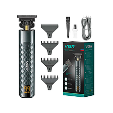 Тример професійний оригінальний тример для стриження бороди VGR V-077, фото 4