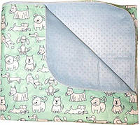 Пелюшка гігієнічна багаторазова для собак Misoko&C 40х50 см S (цуценята mint), 634316