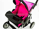 Коляска прогулянкова для ляльок з нішею 9337E-T/1, фото 2