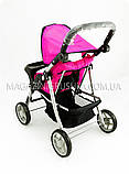 Коляска прогулянкова для ляльок з нішею 9337E-T/1, фото 3