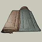 Спальник "Тактик -20 Зима 400" Спальний мішок-ковдра для суворої зими 210х85 см Коричневий, фото 4