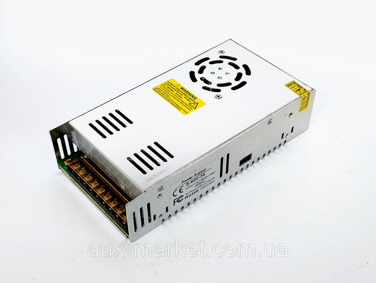 Блок живлення 36V 10А (S-360-36) металевий корпус