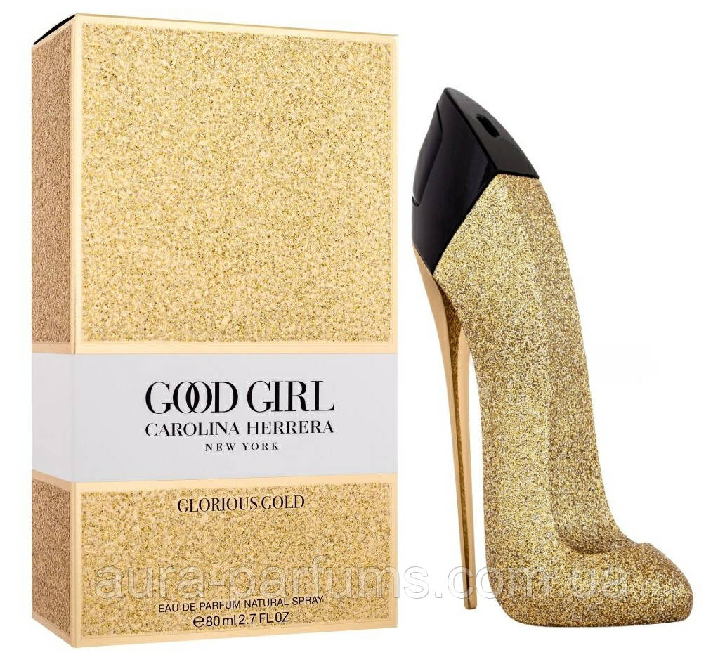 Жіночі парфуми Carolina Herrera Good Girl Glorious Gold (Кароліна Еррера Гуд Герл Глоріус Голд) Парфумована вода 80 ml/мл