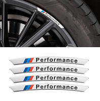 Наклейки на диски BMW (БМВ) M-Performace Хром