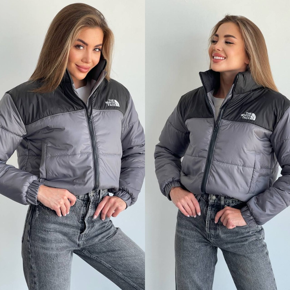 Жіноча коротка куртка на синтепоні Розміри: 42-44, 44-46, фото 1