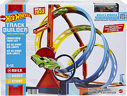Конструктор Трас Хот Вілс Драйвова спіраль Трек Hot Wheels Track Builder Unlimited Corkscrew Twist Kit HDX79