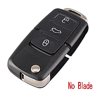 Корпус ключа для VW (Фольксваген) 3 кнопки, Без леза ключа, корпус на три частини (+ Емблема)