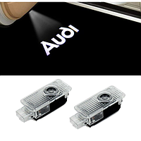 Проектор підсвічування логотипу для дверей AUDI (Ауді) Напис A3 A4 A6 A7 A8 Q7 Q5 Q3 TT