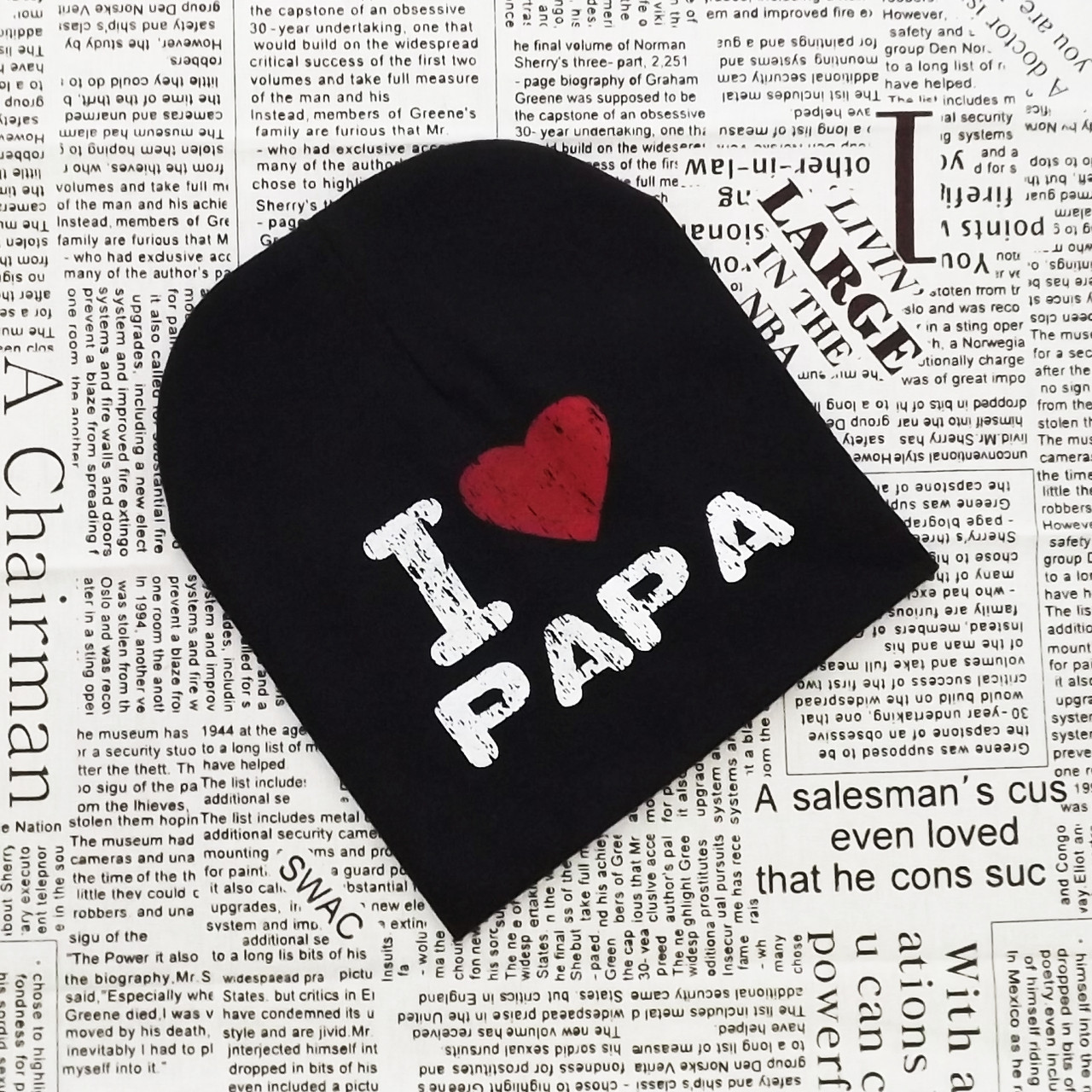 Шапка I love papa