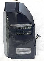 Фонари VW Transporter T6 тюнинг led оптика стиль T6.1 (чорні)