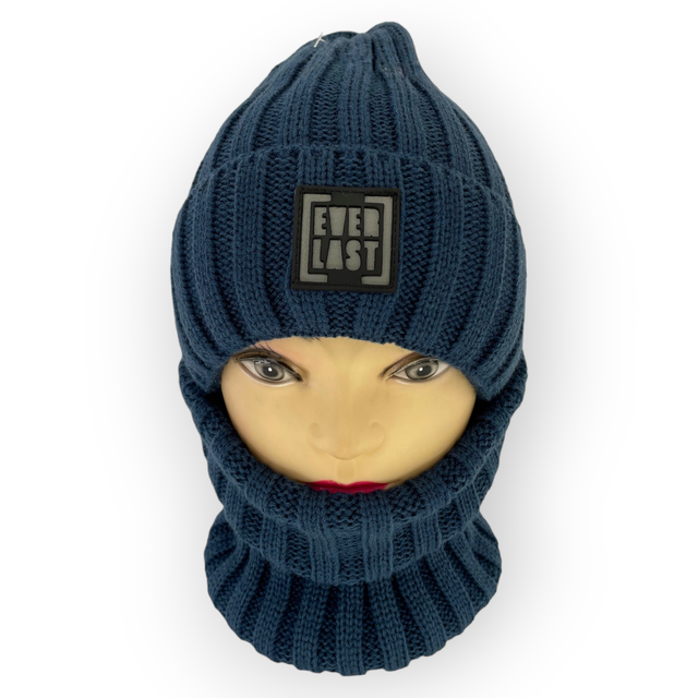 Детский комплект - шапка и шарф для мальчика