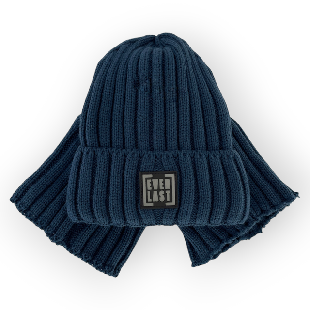 Детский комплект - шапка и шарф для мальчика