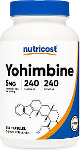 Nutricost Yohimbine HCl 5mg 240 капсул