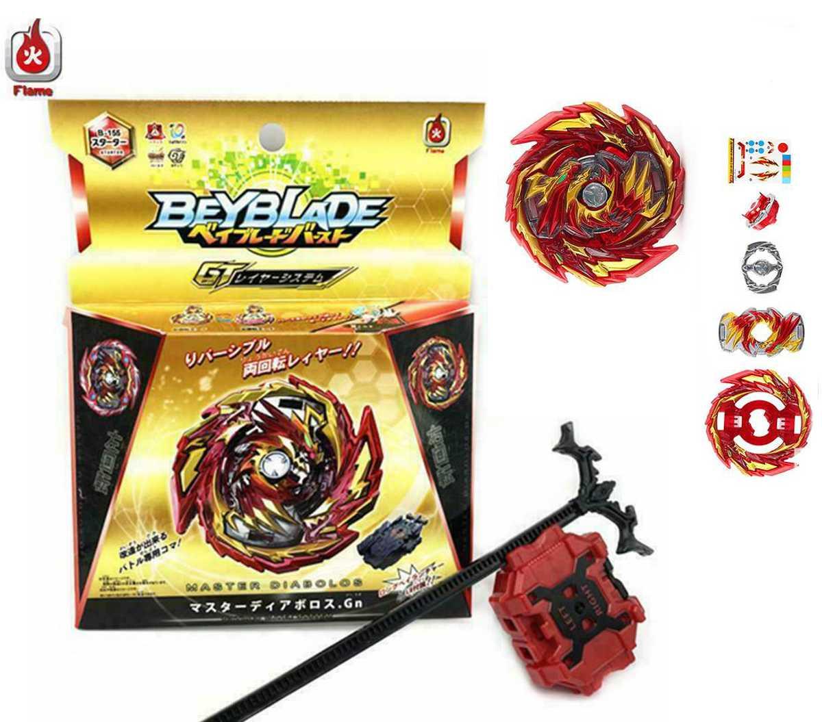 Beyblade B-155 Master Diabolos (вовчок бейблейд B155 Майстер Диаболос) + лаунчер, фото 1