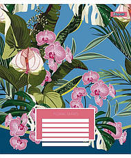 Зошит шкільний 1Вересня Floral series, 48 аркушів, клітинка, фото 5