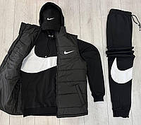 Жилетка Худі Штани Nike BIG SWOSH BLACK найк свуш спортивний костюм