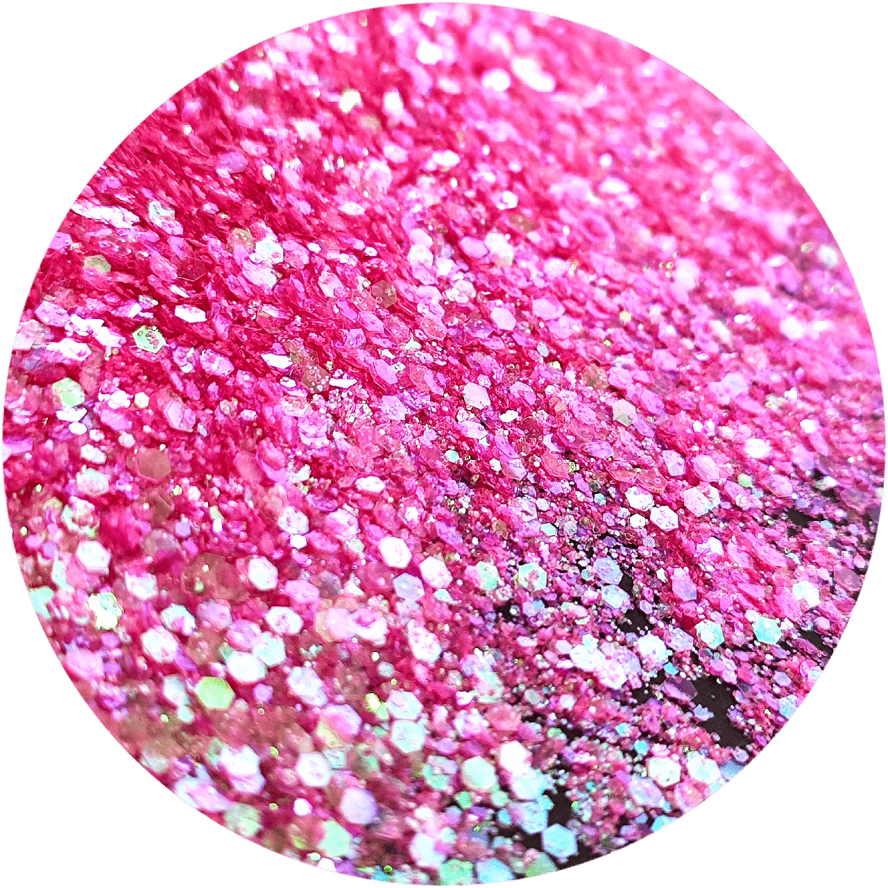 ГЛІТЕР СУХИЙ ГОЛОГРАФІЧНИЙ PОЖЕВИЙ CHUNKY GLITTER 10 g