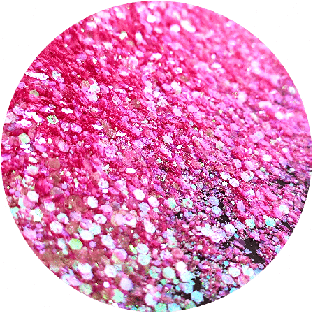 ГЛІТЕР СУХИЙ ГОЛОГРАФІЧНИЙ PОЖЕВИЙ CHUNKY GLITTER 10 g, фото 1