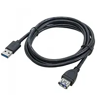 Дата-кабель Patron CAB-PN-AMAF3.0-18 USB Type-A (тато) - USB Type-A (мама) 1.8m Black