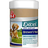 Пивные дрожжи 8in1 Excel «Brewers Yeast» 140 таблеток (для кожи и шерсти)