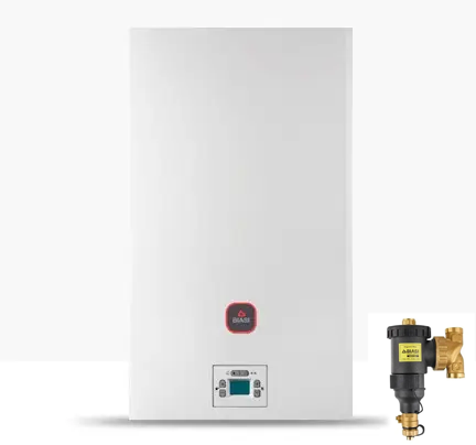 Конденсаційний газовий котел BIASI RINNOVA COND 28кВт M275V.2428SM + дешламатор BIASI mag MDB-2020