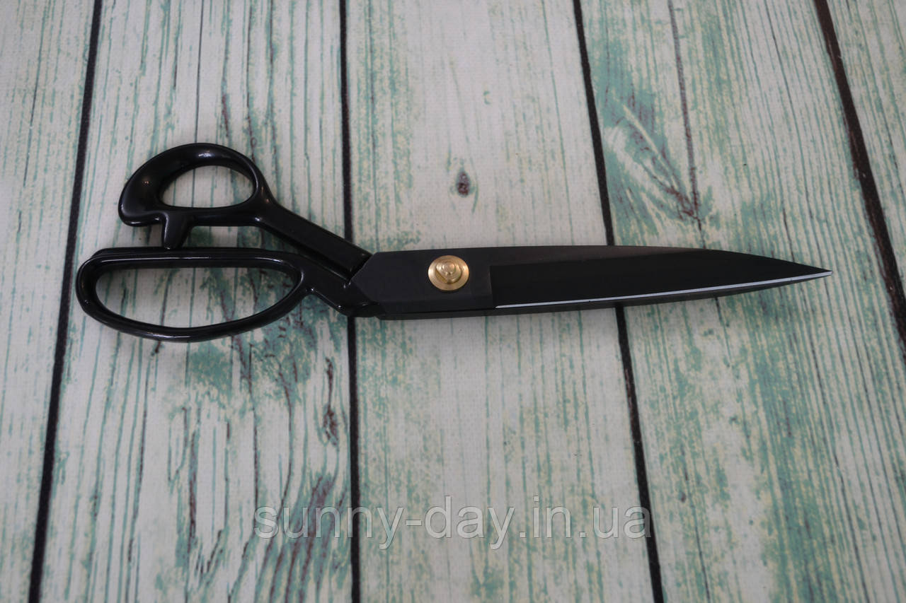 Ножиці кравецькі 12" покрита гумою ручка, фото 1