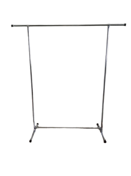 Стійка 160*150*50 см для одягу одинарна металева вішалка для речей С3