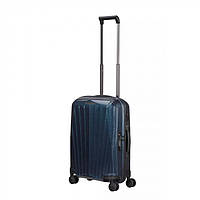 Чемодан из полипропилена (Curv) Major-Lite Samsonite на 4 сдвоенных колесах km1.001.001, Синій, Ручна поклажа,