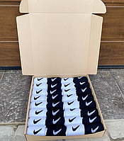 Мега бокс женских носков длинных демисезонных качественных спортивных брендовых Nike 36-41 32 пары на подарок