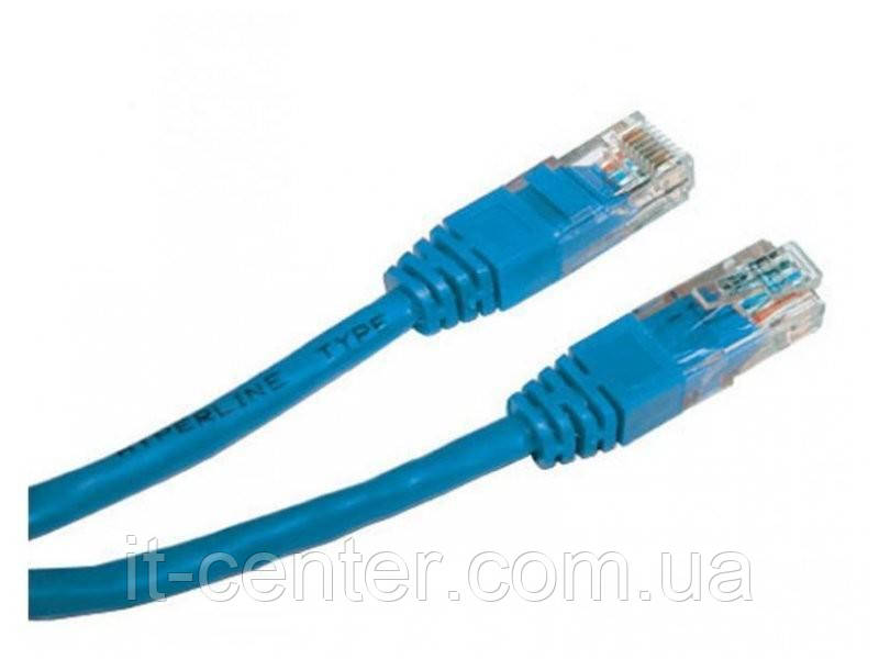 Патч-корд ATcom UTP Cat.5e RJ45 0.5 m Blue (210)