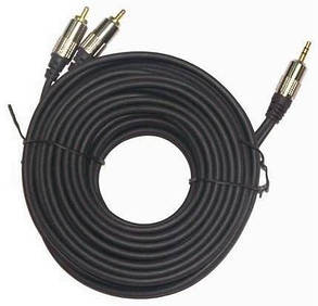 Кабель Cablexpert Jack 3.5mm / 2xRCA 1.5m Black (CCA-352-1.5M), фото 2