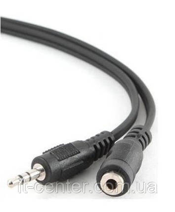 Подовжувач Cablexpert Jack 3.5mm M / Jack 3.5mm F 3m Black (CCA-423-3M), фото 2