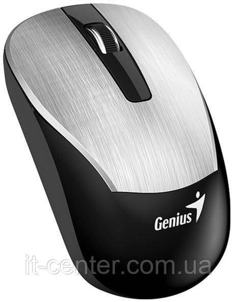 Миша Бездротова Genius ECO-8015 ECO Wireless Silver (31030011411)